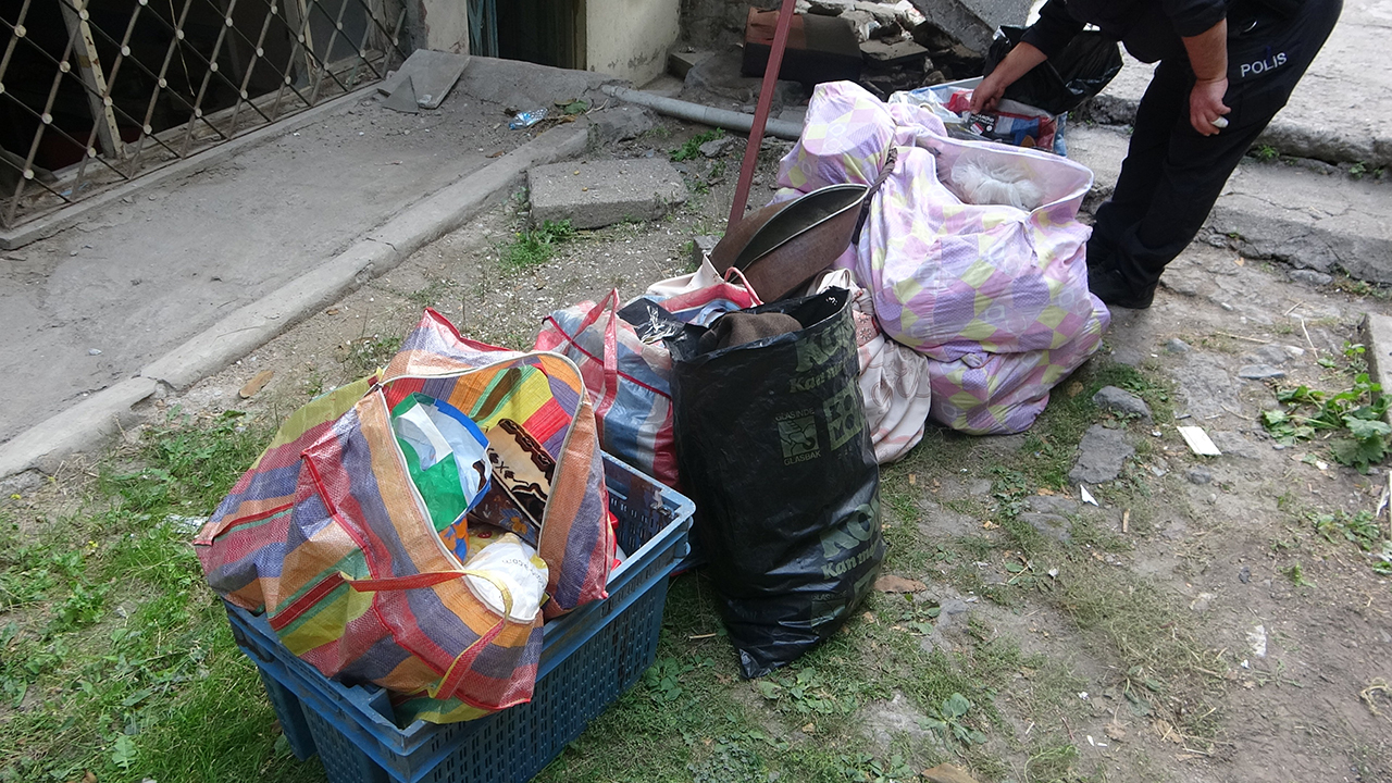 Üzerindeki toz hırsızı ele verdi